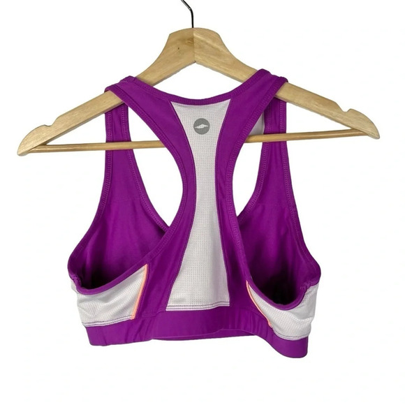 Avia Purple Racerback Padded Athletic Sports Bra M - Picture 2 of 4